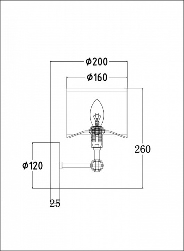 Бра Maytoni Alloro MOD088WL-01BS в Нижнем Новгороде фото 3