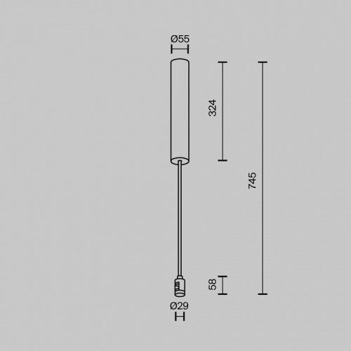 Основание на штанге Maytoni Accessories for tracks Flarity TRA159C-BB1-BS в Слободском фото 5