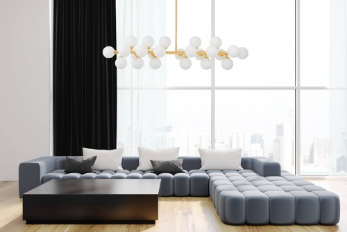 Люстра на штанге LUMINA DECO Marsiada LDP 6033-24 GD в Нижнем Новгороде фото 8