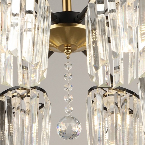 Люстра на штанге 63660 63660-0.3-08 BK+COP в Нижнем Новгороде фото 2