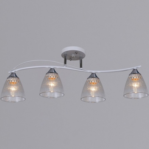 Люстра на штанге  87360-0.3-04 WH+CR в Нижнем Новгороде