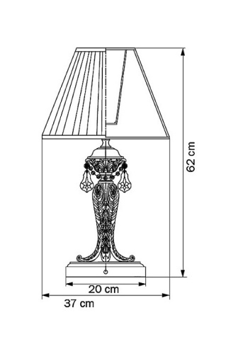 Настольная лампа декоративная Osgona Ampollo 786922 в Великом Устюге фото 2