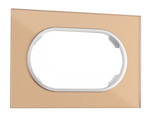 Рамка для двойной розетки Arte Milano am-502.01 502.01-double.shampan в Нижнем Новгороде