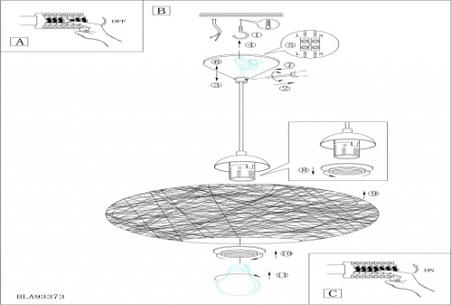 Подвесной светильник Eglo Campilo 93373 в Нижнем Новгороде фото 3