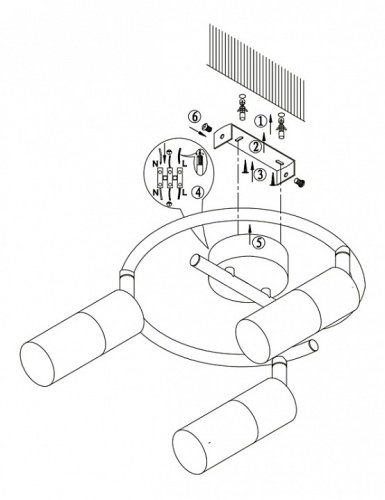 Спот Globo Spina 56216-3 в Нижнем Новгороде фото 2