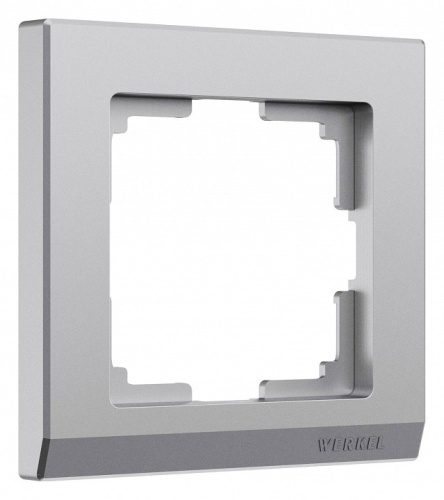 Рамка на 1 пост Werkel Stark (серебряный матовый) W0011865 в Нижнем Новгороде