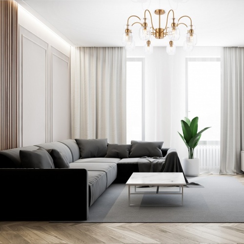 Люстра на штанге Escada Gloss 1141/8PL Clear в Нижнем Новгороде фото 5