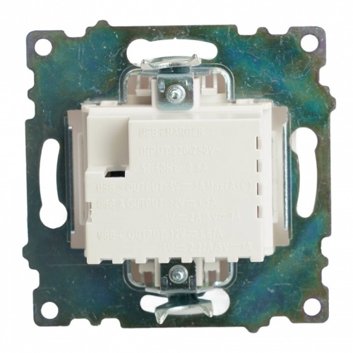 Розетка 2хUSB type A и C без рамки Stekker Катрин 50051 в Нижнем Новгороде фото 5