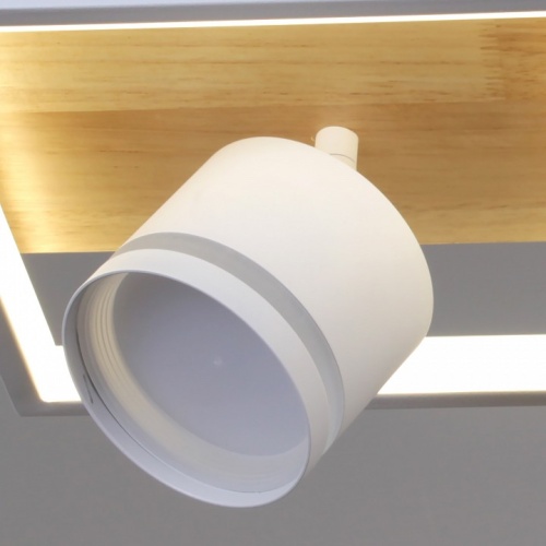 Накладной светильник 19560-0.3-2+2 WH+WOOD в Нижнем Новгороде фото 8