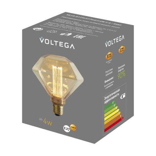 Лампа светодиодная Voltega 271 E27 4Вт 1800K 8562 в Нижнем Новгороде фото 5