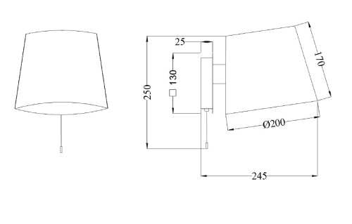 Бра Maytoni Bergamo MOD613WL-01B в Нижнем Новгороде фото 3