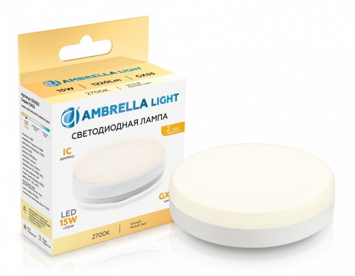 Лампа светодиодная Ambrella Light GX53 GX53 15Вт 2700K 531503 в Нижнем Новгороде фото 2