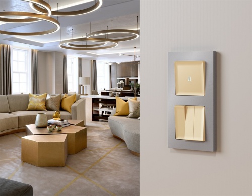 Выключатель самовозвратный одноклавишный с подсветкой, без рамки Ambrella Volt MA MA602055 в Нижнем Новгороде фото 3