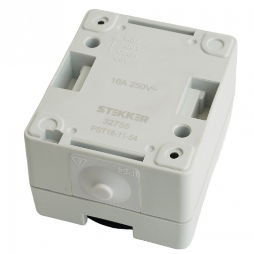 Розетка влагозащищенная с заземлением и крышкой Stekker Велена 32755 в Нижнем Новгороде фото 5