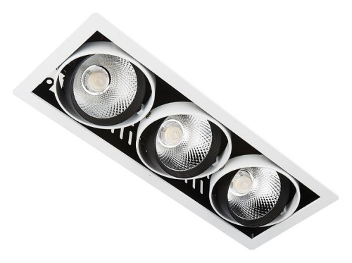 Встраиваемый светильник Ambrella Light Classic T81 T813 BK/CH 3*12W 4200K в Нижнем Новгороде фото 6