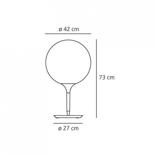 Настольная лампа декоративная Artemide  1048010A в Нижнем Новгороде фото 5