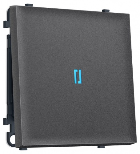 Выключатель самовозвратный одноклавишный с подсветкой, без рамки Ambrella Volt MS MS652060 в Нижнем Новгороде