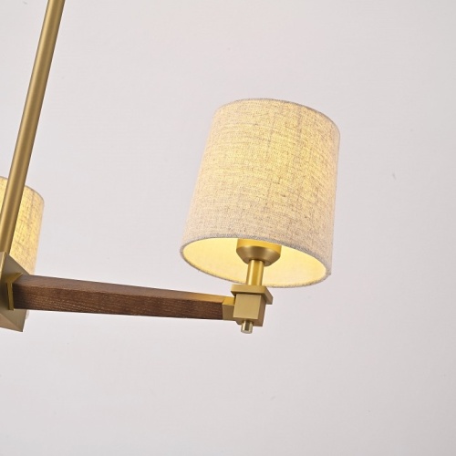 Люстра на штанге Imperiumloft Jorgenson Beige/Dark wood STAVRA01 в Нижнем Новгороде фото 12