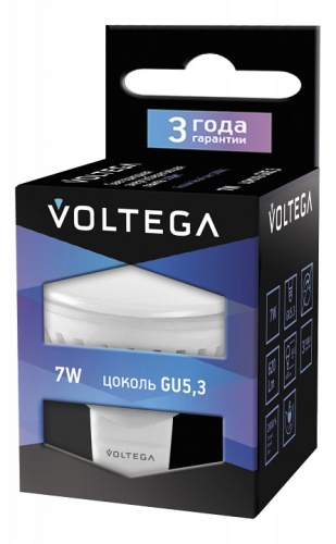 Лампа светодиодная Voltega  GU5.3 7Вт 4000K VG1-S2GU5.3cold7W в Заречном фото 2
