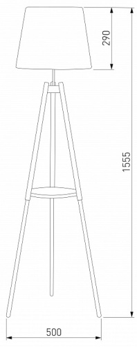 Торшер с полкой TK Lighting Lozano 1091 lozano 1 в Нижнем Новгороде фото 4