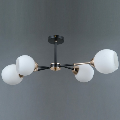 Люстра на штанге ILLUMICO LIBRA IL0715-4CSQ-24 BK GD LIBRA в Нижнем Новгороде