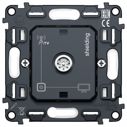 Механизм ТВ-розетки оконечная Ambrella Volt QUANT VM199 в Нижнем Новгороде