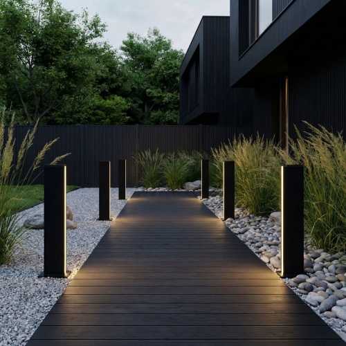 Наземный высокий светильник Elektrostandard Flat 1538 TECHNO LED в Нижнем Новгороде фото 4