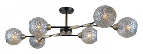 Люстра на штанге ILLUMICO  IL0253-6CSQ-79 BK AB в Нижнем Новгороде