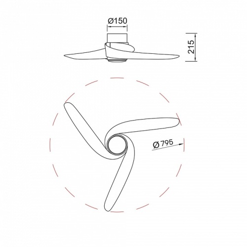 Светильник с вентилятором Mantra GROENLAND 9065 в Нижнем Новгороде фото 2
