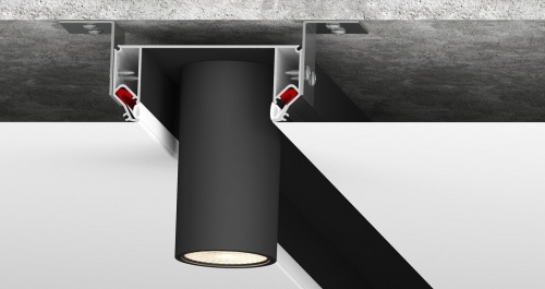 Профиль-держатель встраиваемый Denkirs Flod DK5850-BK в Нижнем Новгороде фото 6