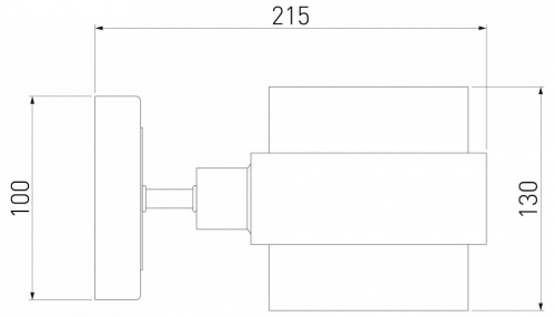 Бра Eurosvet Arcada 70127/1 черный/ дымчатый в Бородино фото 2