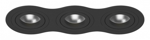 Встраиваемый светильник Lightstar Intero 16 triple round i637070707 в Качканаре