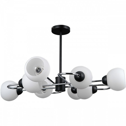 Люстра на штанге ILLUMICO  IL0451-8PCSQ-79 BK в Нижнем Новгороде фото 3