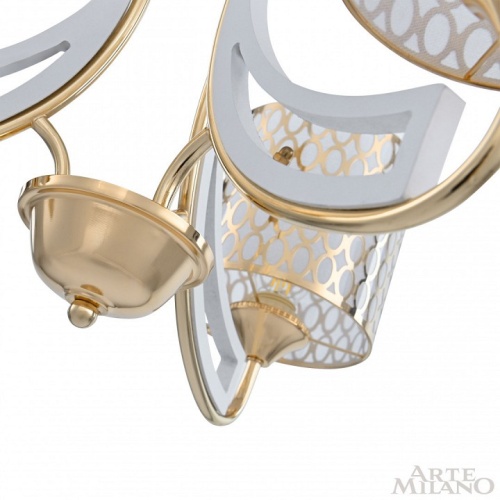 Подвесная люстра Arte Milano Florentia-3387 303387/3 Wh/Gd в Нижнем Новгороде фото 6