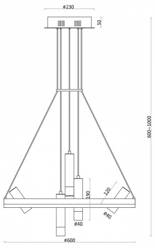 Подвесная люстра F-promo Daur 3097-7P в Нижнем Новгороде фото 4