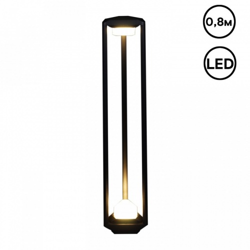 Наземный низкий светильник Reluce  09987-0.7-001JH 0.8M LED2X6W BK RLOS в Нижнем Новгороде фото 3