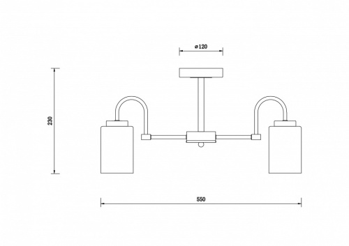 Люстра на штанге Freya Jewel FR5321CL-05BZ в Нижнем Новгороде фото 3
