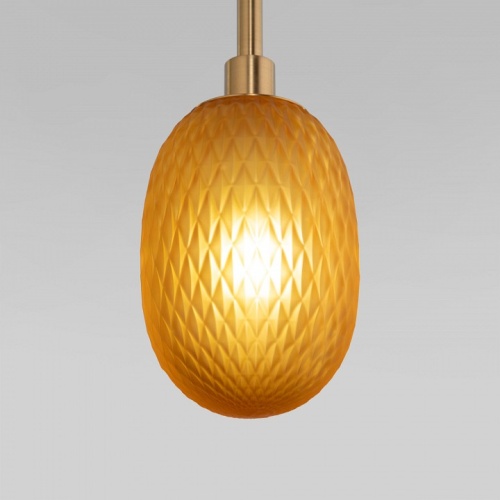 Подвесная люстра Eurosvet Pineapple 50266 дымчатый/прозрачный/янтарный в Нижнем Новгороде фото 4