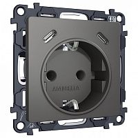 Розетка с заземлением и 2хUSB type C, без рамки Ambrella Volt ALFA MA660510 в Нижнем Новгороде