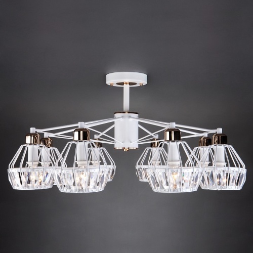 Люстра на штанге Eurosvet Lord 70075/8 белый в Нижнем Новгороде фото 2