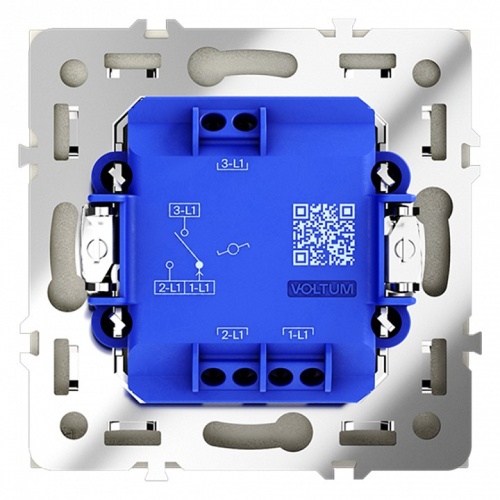 Выключатель проходной одноклавишный без рамки Voltum S70 VLS010305 в Нижнем Новгороде фото 5