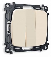 Выключатель трехклавишный без рамки Ambrella Volt OMEGA MO325010 в Нижнем Новгороде