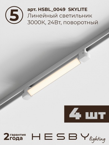 Комплект трековый Hesby Lighting Skylite №1 HSBL_kompl_S001_VI4W3K в Нижнем Новгороде фото 4