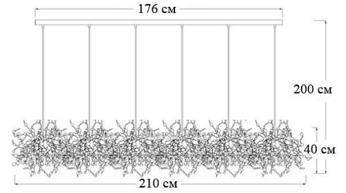 Подвесной светильник Imperiumloft Tezani Argent 40.2060-6 в Нижнем Новгороде фото 2
