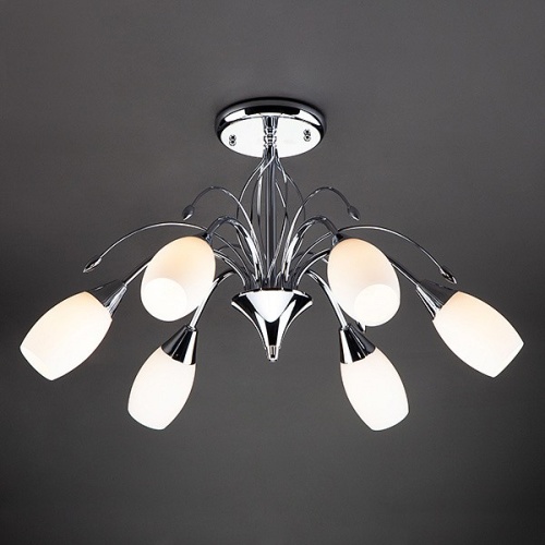 Люстра на штанге Eurosvet Ginevra 22080/6 хром в Нижнем Новгороде фото 4