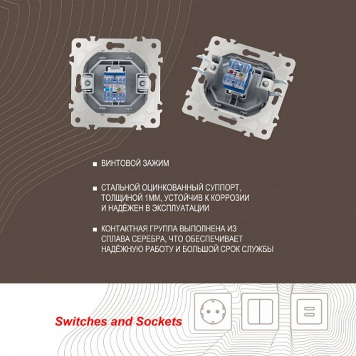 Розетка Ethernet RJ-45 без рамки Arte Milano am-203 203.45-1.silver в Нижнем Новгороде фото 2