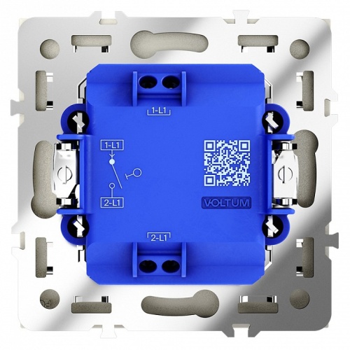 Выключатель одноклавишный без рамки Voltum S70 VLS010104 в Нижнем Новгороде фото 2