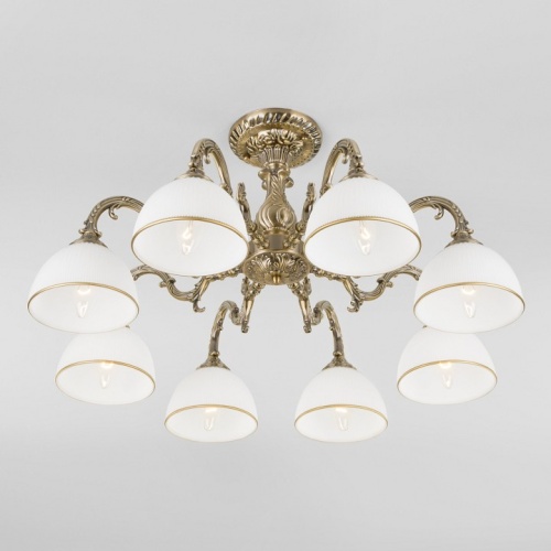 Люстра на штанге Eurosvet Caldera 60106/8 античная бронза в Нижнем Новгороде фото 5