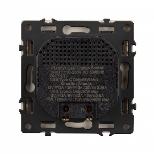 Розетка 2хUSB type A и C без рамки Arlight NOBE 054318(1) в Нижнем Новгороде фото 3