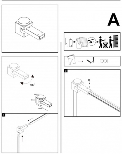 Крепление для трека Denkirs AIR BASE TR5213-BK в Нижнем Новгороде фото 2